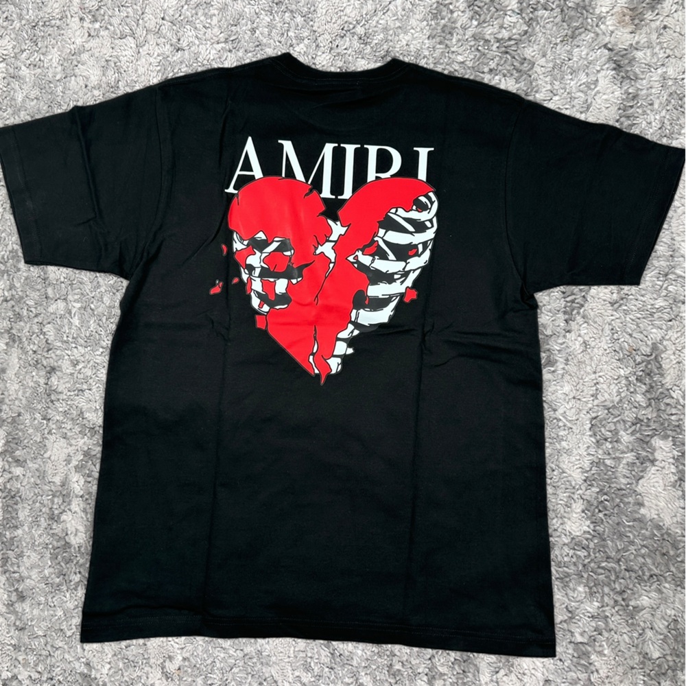 Amiri Lovers Broken Heart Tee Mens Size Large